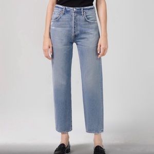 Citizens of Humanity Emery High Rise Relaxed Crop Light Wash Premium Vintage 29